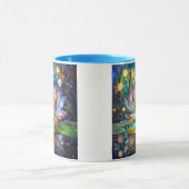 Mug Fleur de lotus illuminée en fleurs (Centre)