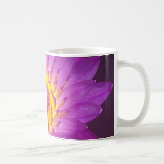 Mug Fleur de Lotus pourpre (Droite)