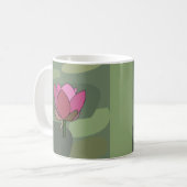 Mug Fleur de lotus rose (Devant gauche)