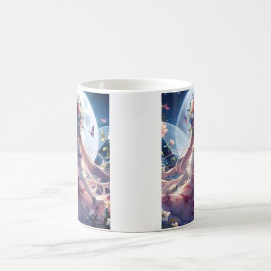 Mug Fleur de lune d'Anime (Centre)