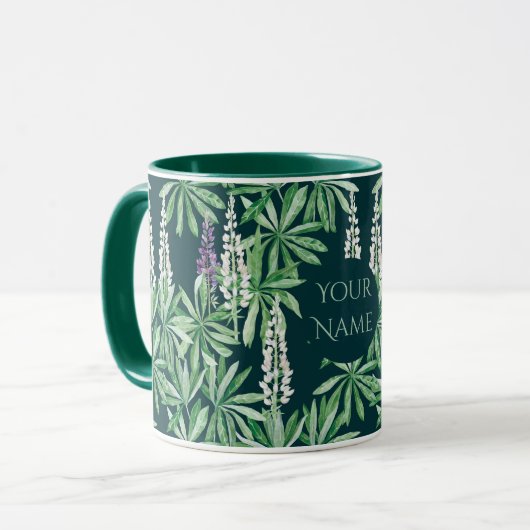 Mug Fleur de lupin (Devant gauche)