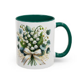 Mug Fleur de Lys Cadeau Floral Élégant
