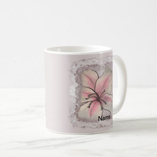 Mug Fleur de lys émergente (Devant droit)
