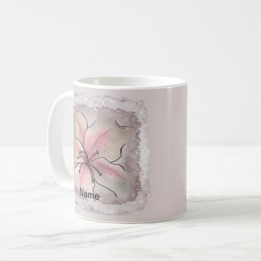 Mug Fleur de lys émergente (Devant gauche)