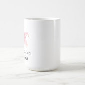 Mug Fleur de Lys Rose Croissance Intérieure Inspirante (Centre)