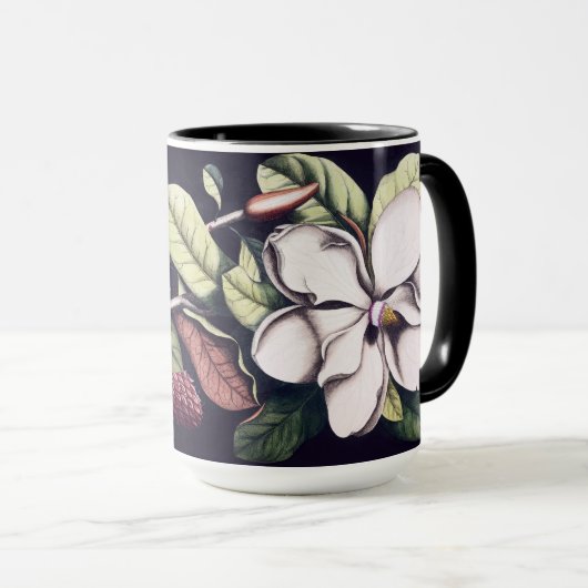 Mug Fleur de Magnolia (Devant droit)
