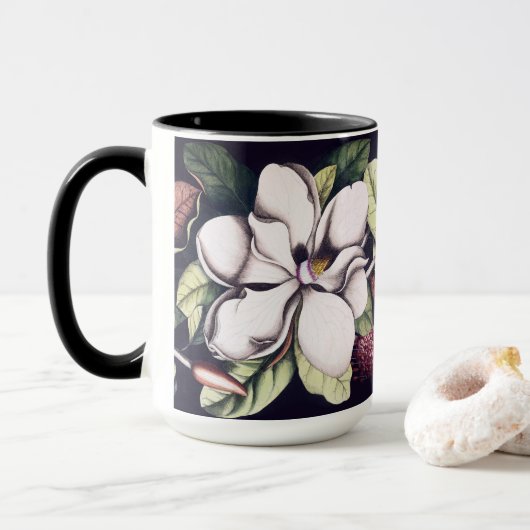 Mug Fleur de Magnolia (Avec donut)