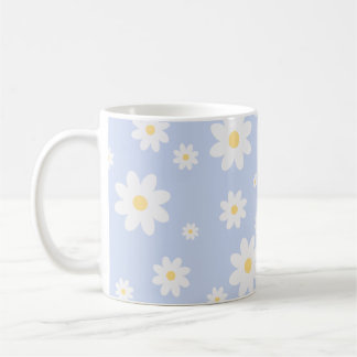 Mug Fleur de marguerite blanche classique
