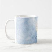 Mug Fleur de marguerite bleue blanche (Gauche)