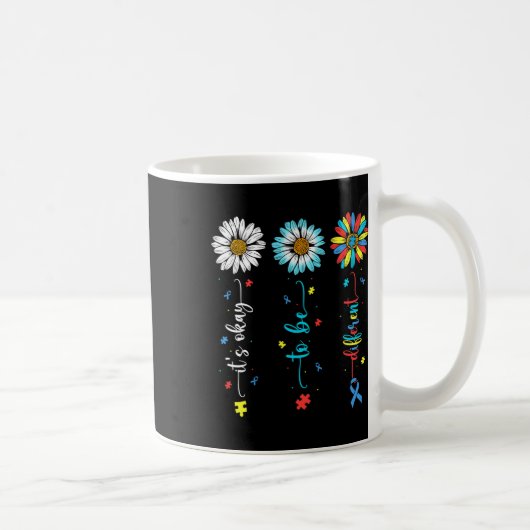 Mug Fleur de marguerite Sensibilisation à l'autisme C' (Droite)