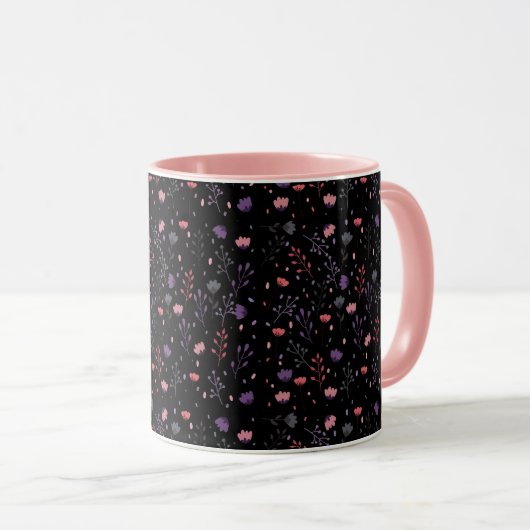 Mug Fleur de minuit (Devant droit)