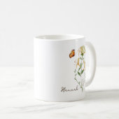 Mug Fleur de naissance Chèvrefeuille (Devant droit)