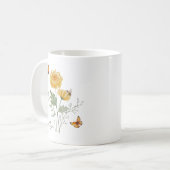 Mug Fleur de naissance Chrysanthème (Devant gauche)