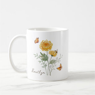 Mug Fleur de naissance Chrysanthème