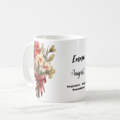 Mug Fleur de naissance d'août Gladiolus (Devant gauche)