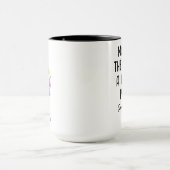 Mug Fleur de naissance d'avril personnalisée - Nom per (Centre)