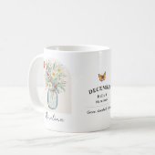 Mug Fleur de Naissance de Décembre (Devant gauche)