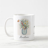 Mug Fleur de Naissance de Décembre (Gauche)