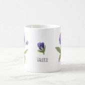 Mug Fleur de naissance de février Violettes (Centre)