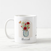 Mug fleur de naissance de juin (Gauche)