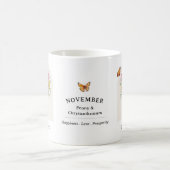 Mug Fleur de Naissance de Novembre (Centre)
