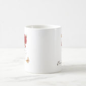 Mug Fleur de naissance du mois de l'œillet (Centre)