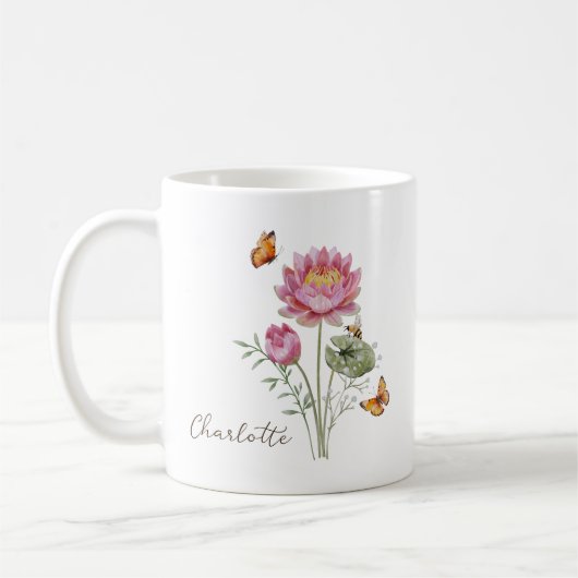 Mug Fleur de naissance du nénuphar (Gauche)