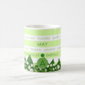 Mug Fleur de naissance et Gem Strig mai (Centre)