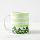 Mug Fleur de naissance et Gem Strig mai (Gauche)
