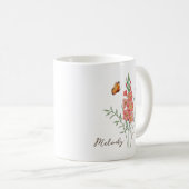 Mug Fleur de naissance Gladiolus (Devant droit)