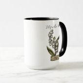 Mug Fleur de naissance MAI Anniversaire Lily Valley (Devant droit)