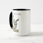 Mug Fleur de naissance MAI Anniversaire Lily Valley (Devant gauche)