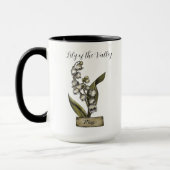 Mug Fleur de naissance MAY Muguet de mai (Gauche)