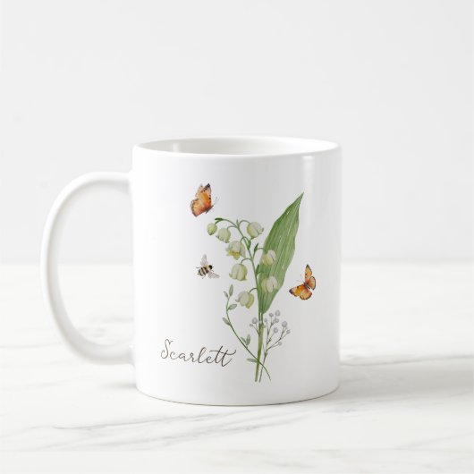 Mug Fleur de naissance Muguet (Gauche)