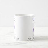 Mug Fleur de naissance personnalisée de février (Centre)
