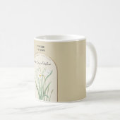 Mug Fleur de naissance personnalisée Mois Décembre Nar (Devant droit)
