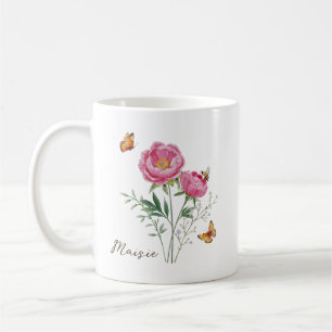 Mug Fleur de naissance Pivoine
