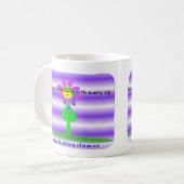 Mug Fleur de paix et d'harmonie (Devant gauche)
