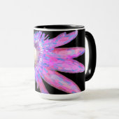Mug Fleur de passion peinte en violet (Devant droit)