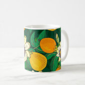 Mug Fleur de Passionflower : Arrière - plan noir Vinta (Devant droit)