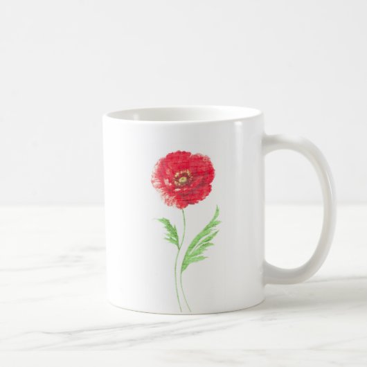 Mug Fleur de pavot sauvage (Droite)