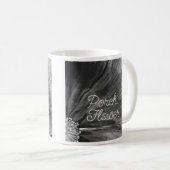 Mug Fleur de porche / Noir et blanc / (Devant droit)