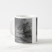 Mug Fleur de porche / Noir et blanc / (Devant gauche)