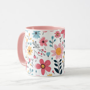 Mug Fleur de prairie Fleur sauvage joyeuse