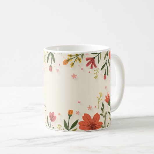 Mug Fleur de printemps (Devant droit)