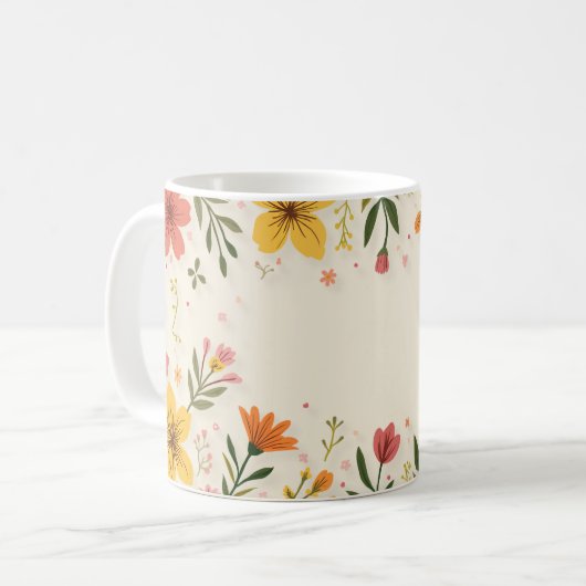 Mug Fleur de printemps (Devant gauche)