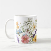 Mug Fleur de printemps avec libellule (Gauche)