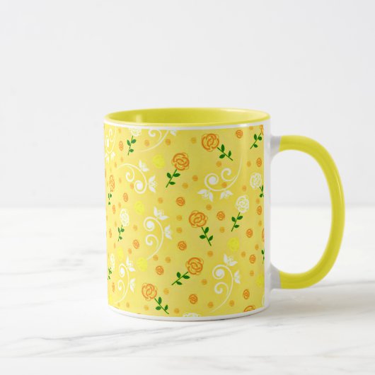 Mug Fleur de printemps jaune (Droite)