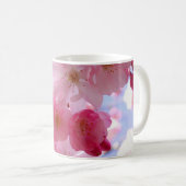 Mug Fleur de printemps rose (Devant droit)