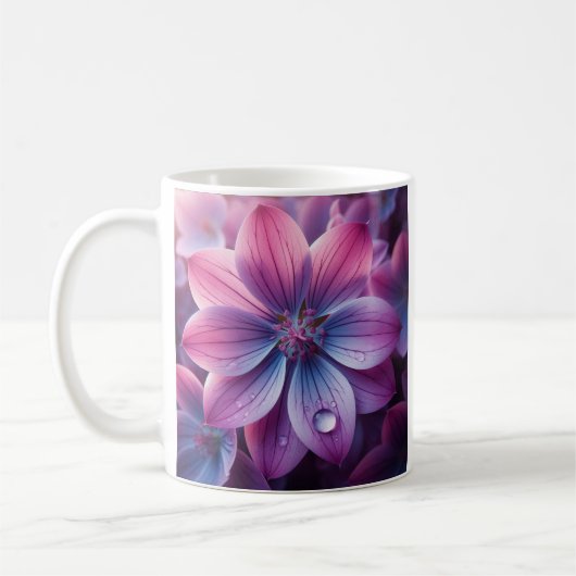 Mug Fleur de printemps rose et pourpre Lilac (Gauche)